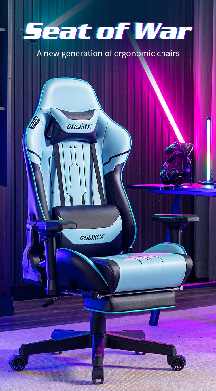 Office Racing Computer Reclining Leather Silla Gamer Direct Sales Gaming Chair with Footrest