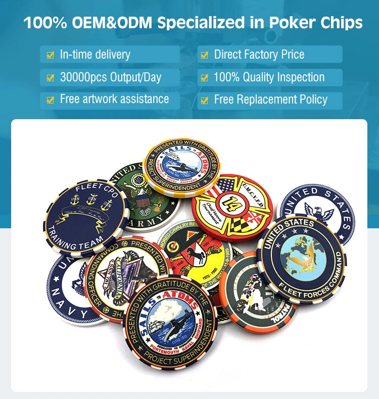 Factory Supply Customized UV Colorful Poker Chip Case 1000 Luxury Cheap Custom 10g Ceramic Poker Chips with Custom Logo